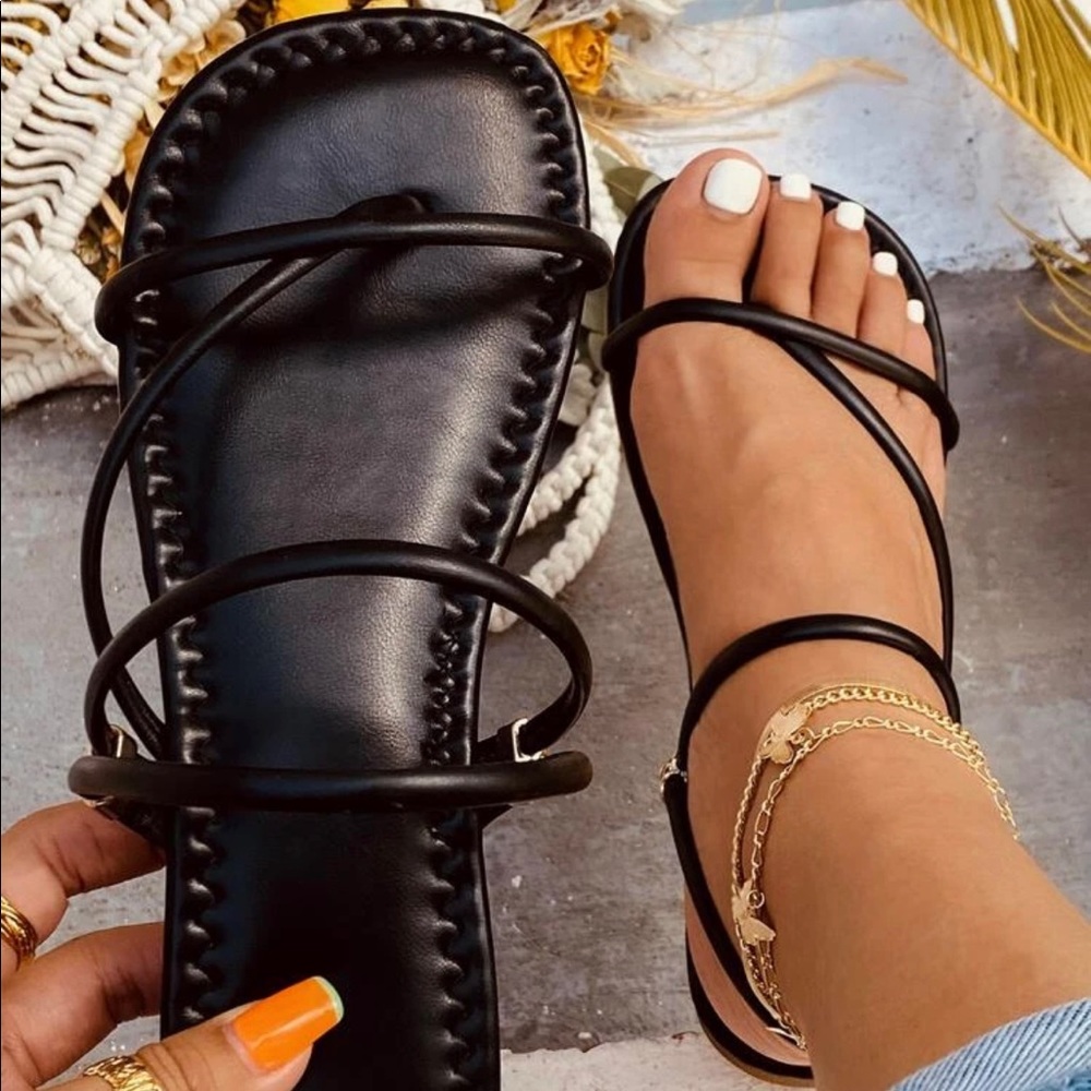 THIN STRAP SANDALS - Picture 1 of 5